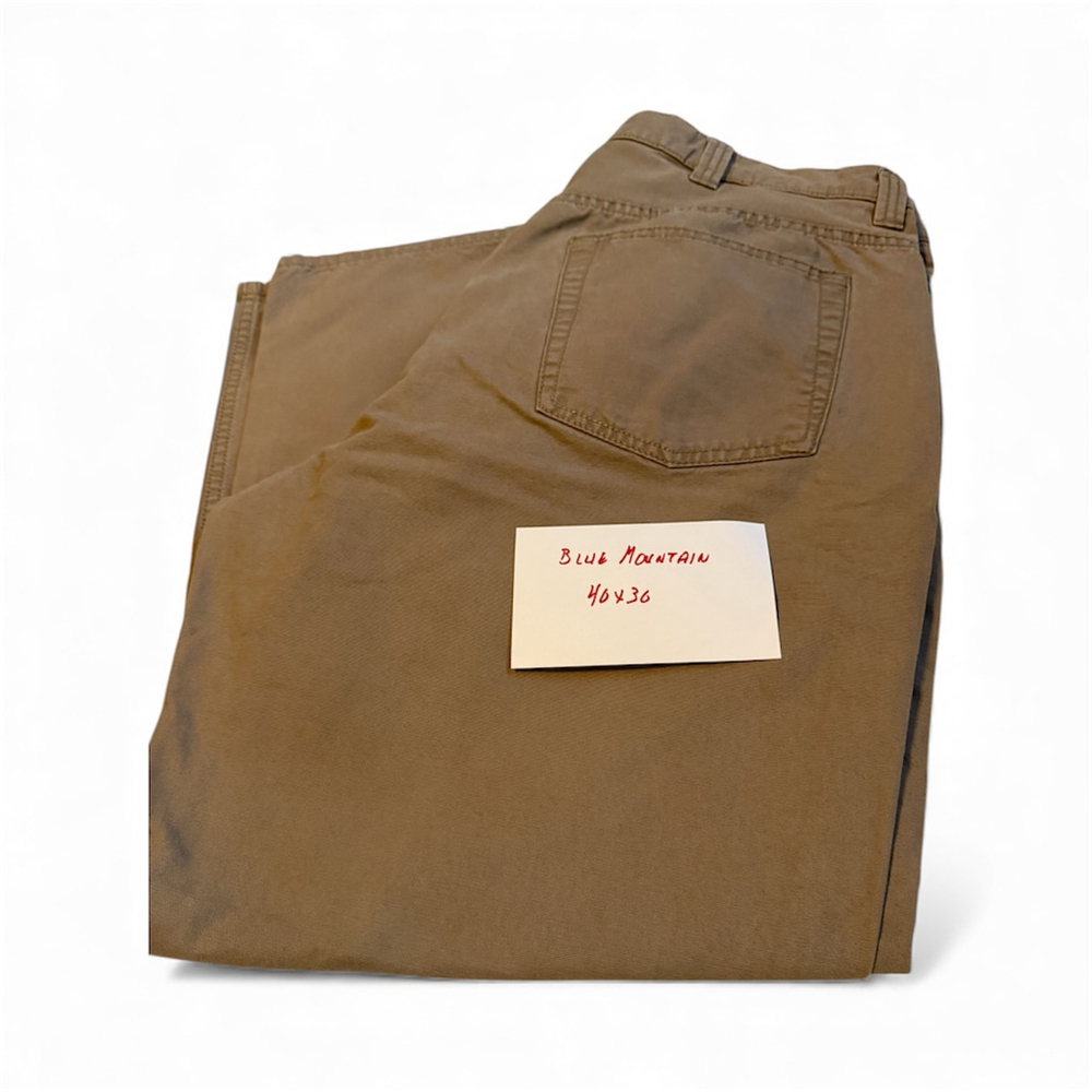 Blue Mountain Khaki Jeans Classic Fit 40x30 - Picture 2 of 3
